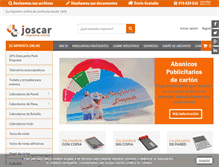 Tablet Screenshot of imprentajoscar.com